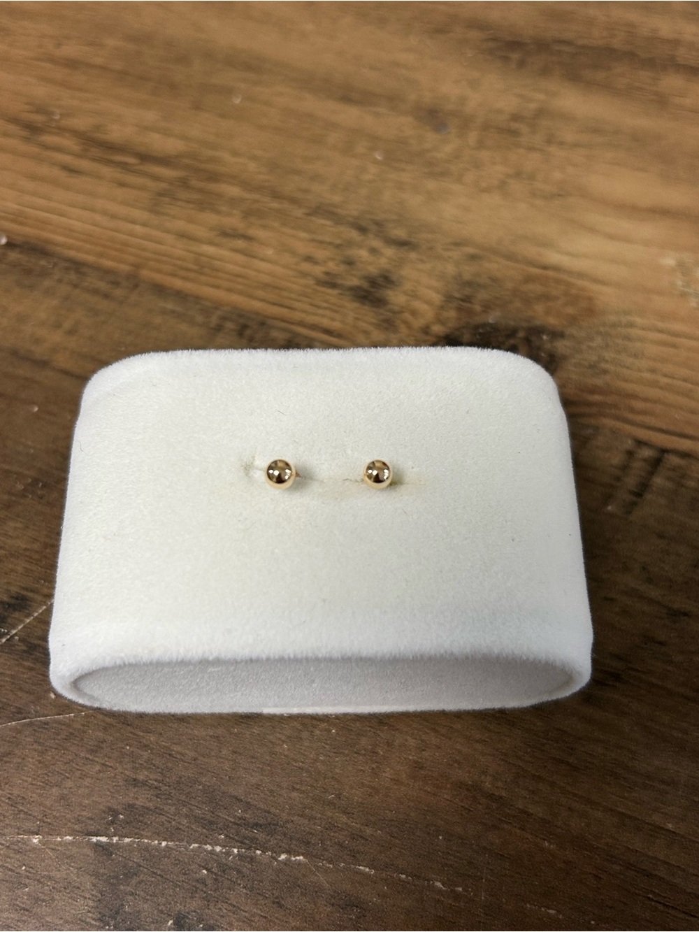 Gold Ball Stud Earrings - 14K Gold